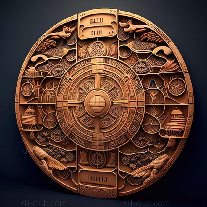 3D model Bagua Grande in Peru (STL)